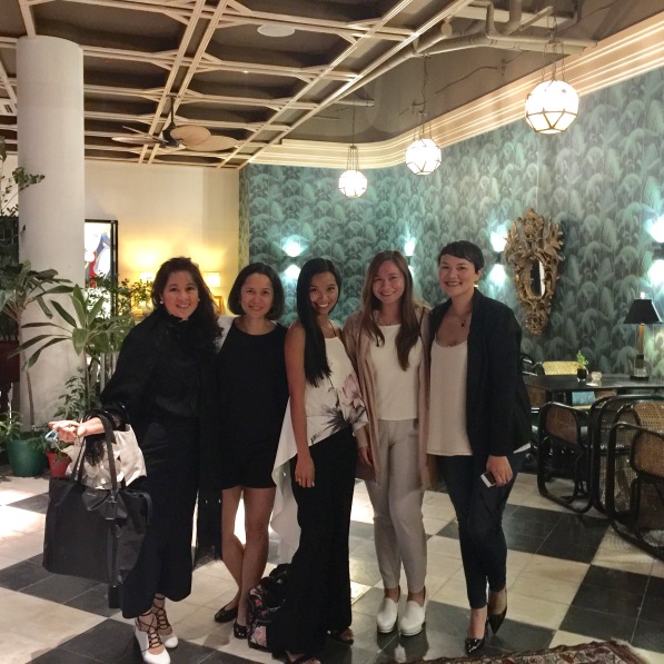 L-R: Karen Young, Maricel Laxa-Pangilinan, Nika Diwa, Abby Asistio and Guest